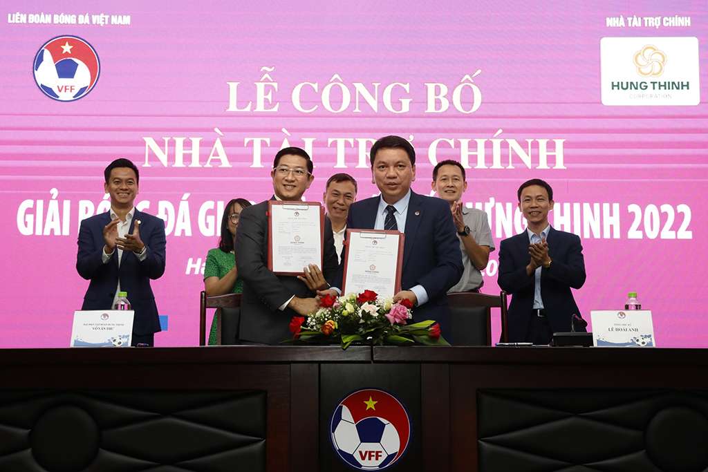 TẬP ĐOÀN HƯNG THỊNH LÀ NHÀ TÀI TRỢ CHÍNH GIẢI BÓNG ĐÁ GIAO HỮU QUỐC TẾ - HƯNG THỊNH 2022